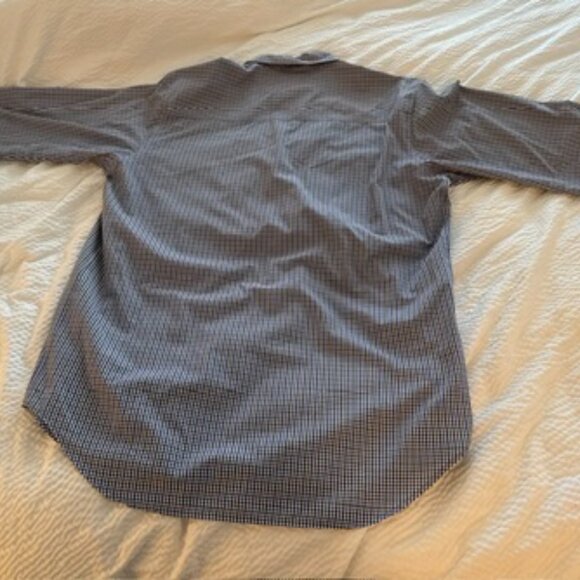 LUCKY BRAND Single Needle Tailored Long Sleeve Button Up Shirt Men's L - Picture 4 of 5